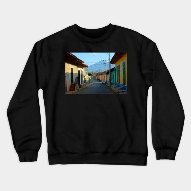 Rue de Granada au Nicaragua Crewneck Sweatshirt by franck380